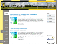 Tablet Screenshot of kilkennycamogie.com